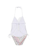 Missoni Halterneck Swimsuit With Zigzag Knit