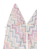Missoni Halterneck Swimsuit With Zigzag Knit