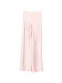 Norma Kamali Wide Leg Trousers With A Satin Finish