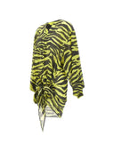 Das Attico Wickelkleid mit Zebramuster
