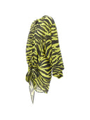 Das Attico Wickelkleid mit Zebramuster
