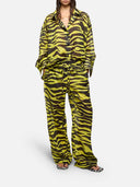 The Attico Black And Yellow Shirt