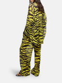 The Attico Black And Yellow Shirt