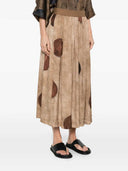 Uma Wang Midi Skirt With Gillian Polka Dot Print