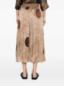 Uma Wang Midi Skirt With Gillian Polka Dot Print