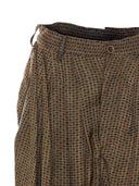 Uma Wang Priya Trousers With Geometric Pattern