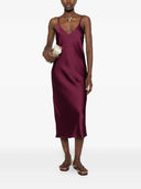 Norma Kamali Midikleid mit V-Ausschnitt