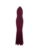 Norma Kamali Neckholder-Abendkleid