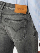 Versace Jeans mit Logo-Applikation