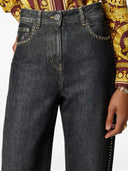 Versace Studded Denim Trousers