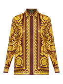 Versace Seidenbluse mit Blumenmuster