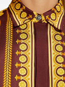 Versace Seidenbluse mit Blumenmuster