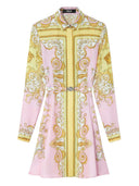 Versace Seiden-Midikleid