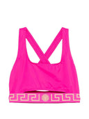 Bikinioberteil mit Versace-Logo