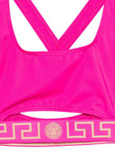 Bikinioberteil mit Versace-Logo