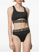 Bikinioberteil mit Versace-Logo
