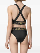 Bikinioberteil mit Versace-Logo