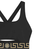 Bikinioberteil mit Versace-Logo
