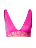 Versace-Bikinioberteil mit Logoband