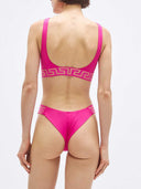 Versace-Bikinioberteil mit Logoband