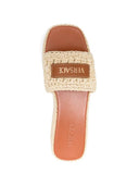 Sandalen mit Versace-Logo