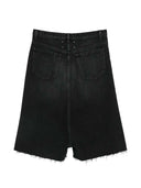 Maison Margiela Pantaloncini Di Jeans Con Orlo Sfrangiato