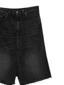 Maison Margiela Pantaloncini Di Jeans Con Orlo Sfrangiato