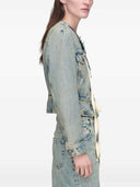 Maison Margiela Jacke mit ungesäumtem Saum