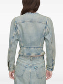 Maison Margiela Jacke mit ungesäumtem Saum