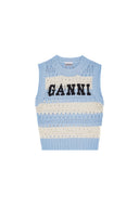 Ganni Sweaters Blue