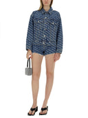 Alexander Wang Shorts With All Over Logo