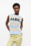 Ganni Sweaters Blue