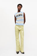 Ganni Sweaters Blue
