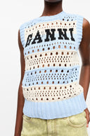 Ganni Sweaters Blue