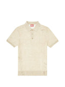 Diesel K Danny Polo Shirt With Distressed Effect