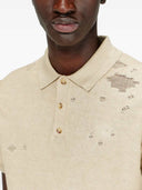 Diesel K Danny Polo Shirt With Distressed Effect