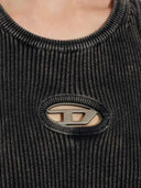 Diesel M Anchorage Short Dress With Logo Plaque