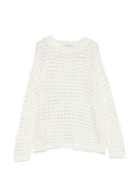 Max Mara Weißer Pullover