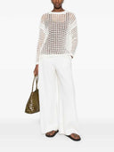 Max Mara Weißer Pullover
