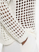 Max Mara Weißer Pullover