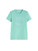Max Mara Youth T Shirt With Monogram Embroidery