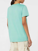 Max Mara Youth T Shirt With Monogram Embroidery