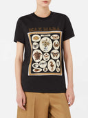 Max Mara Cotton Jersey T Shirt Black