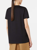 Max Mara Cotton Jersey T Shirt Black