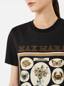Max Mara Cotton Jersey T Shirt Black