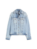 Sportmax Zweiteilige Jeansjacke Mitternachtsblau
