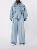 Sportmax Zweiteilige Jeansjacke Mitternachtsblau