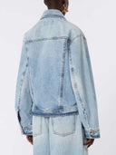 Sportmax Zweiteilige Jeansjacke Mitternachtsblau