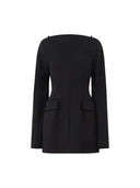 Sportmax Short, Fitted Cady Dress Black