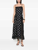 Sportmax Langes gepunktetes Kleid